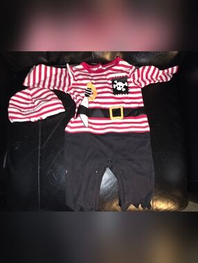 Babyworks Pirate Costume 0 - 3 Months 2 Piece Set